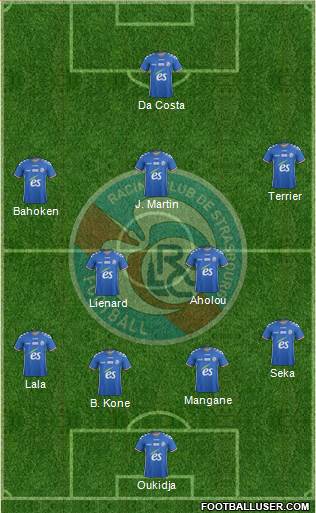 Racing Club de Strasbourg-Football Formation 2017