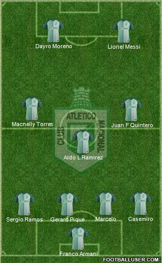 CDC Atlético Nacional Formation 2017