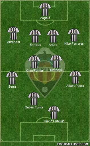 C.D. Castellón S.A.D. Formation 2017