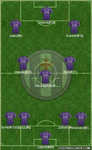 Toulouse Football Club Formation 2017