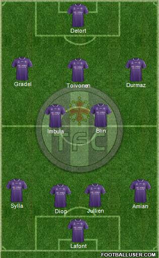 Toulouse Football Club Formation 2017