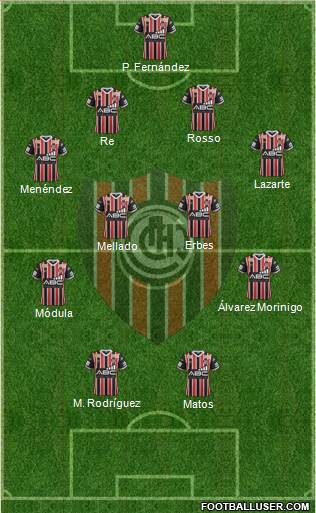 Chacarita Juniors Formation 2017