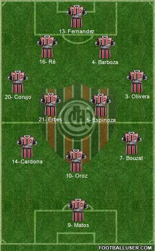 Chacarita Juniors Formation 2017