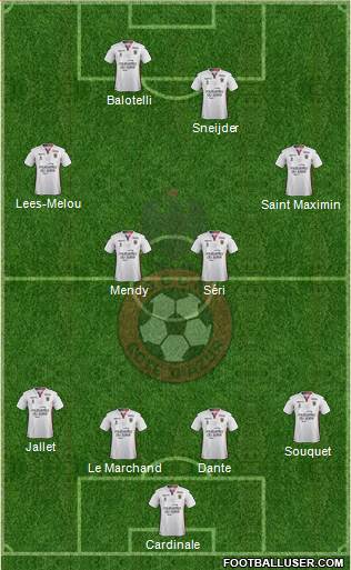 OGC Nice Côte d'Azur Formation 2017