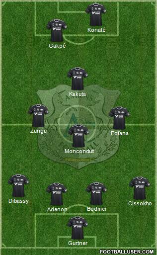 Amiens Sporting Club Football Formation 2017