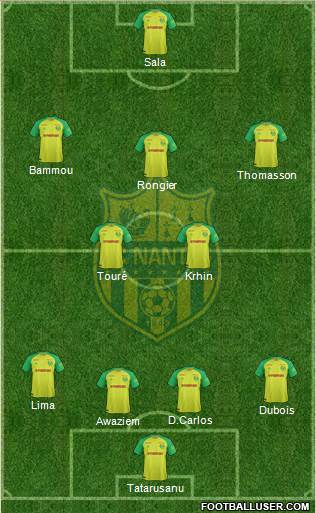 FC Nantes Formation 2017