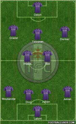 Toulouse Football Club Formation 2017