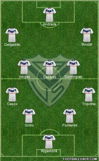 Vélez Sarsfield Formation 2017