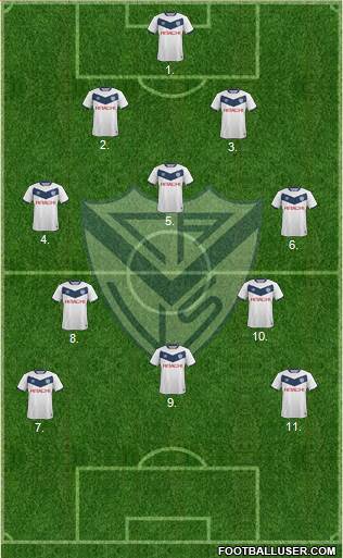 Vélez Sarsfield Formation 2017