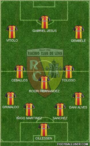 Racing Club de Lens Formation 2017