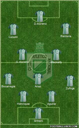 CDC Atlético Nacional Formation 2017