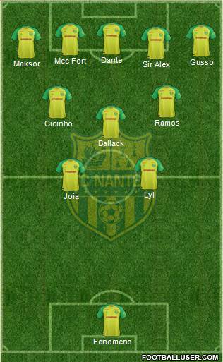 FC Nantes Formation 2017