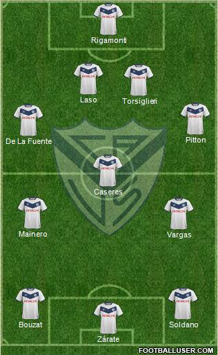 Vélez Sarsfield Formation 2018