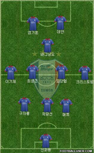 Suwon Samsung Blue Wings Formation 2018