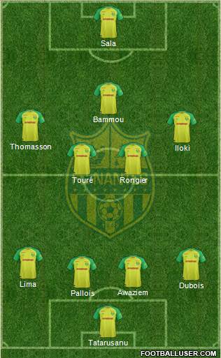 FC Nantes Formation 2018