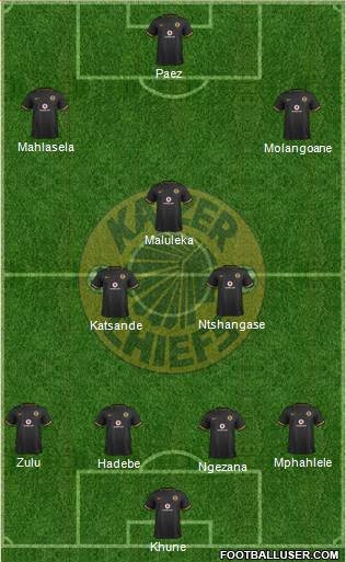 Kaizer Chiefs Formation 2018