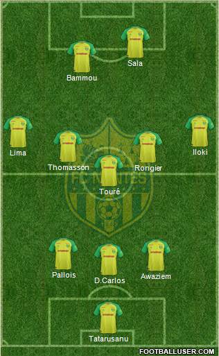 FC Nantes Formation 2018