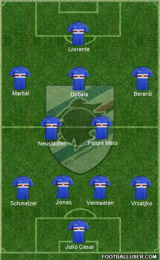 Sampdoria Formation 2018