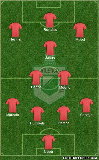 CDC Atlético Nacional Formation 2018