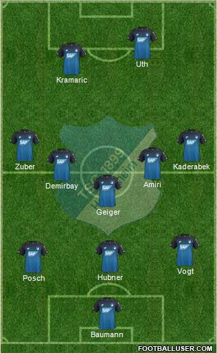 TSG 1899 Hoffenheim Formation 2018