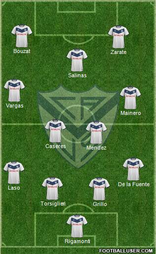 Vélez Sarsfield Formation 2018