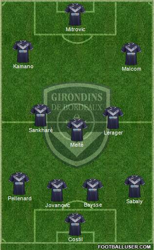 FC Girondins de Bordeaux Formation 2018