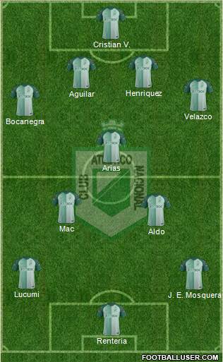 CDC Atlético Nacional Formation 2018