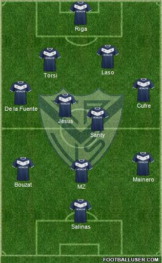 Vélez Sarsfield Formation 2018