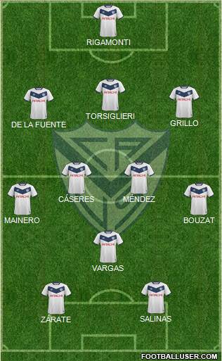 Vélez Sarsfield Formation 2018