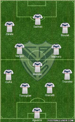 Vélez Sarsfield Formation 2018