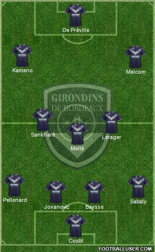 FC Girondins de Bordeaux Formation 2018