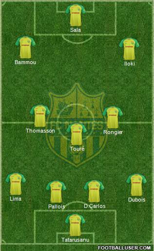 FC Nantes Formation 2018