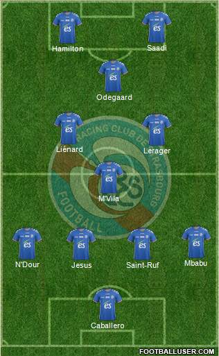 Racing Club de Strasbourg-Football Formation 2018