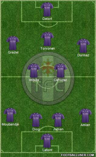 Toulouse Football Club Formation 2018