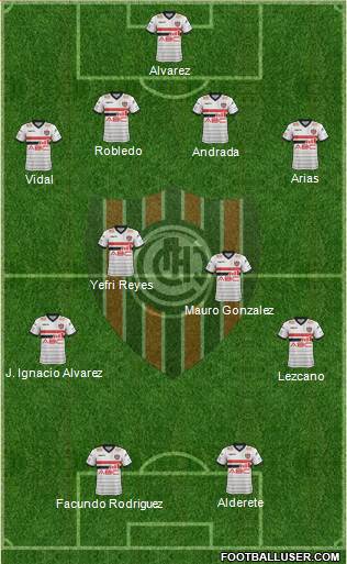 Chacarita Juniors Formation 2018