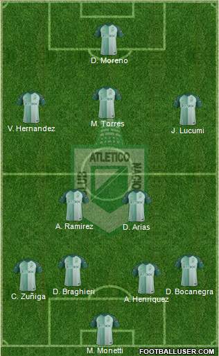 CDC Atlético Nacional Formation 2018