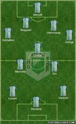 CDC Atlético Nacional Formation 2018