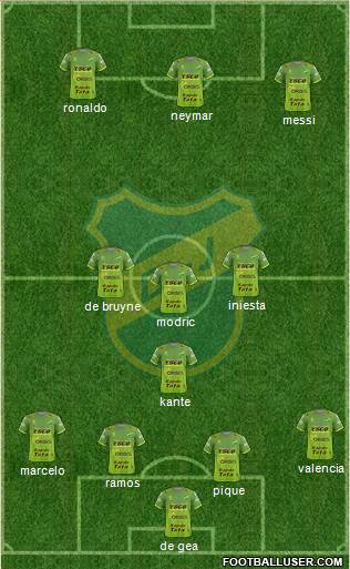 Defensa y Justicia Formation 2018