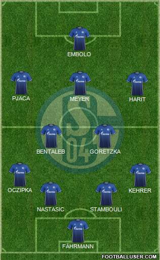 FC Schalke 04 Formation 2018