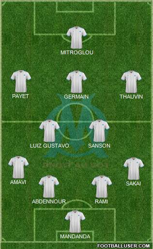 Olympique de Marseille Formation 2018