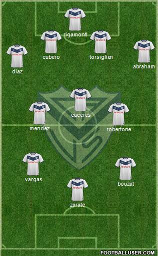 Vélez Sarsfield Formation 2018