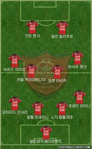 Persepolis Tehran Formation 2018