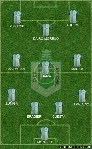 CDC Atlético Nacional Formation 2018