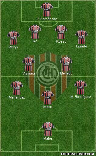 Chacarita Juniors Formation 2018