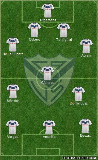 Vélez Sarsfield Formation 2018