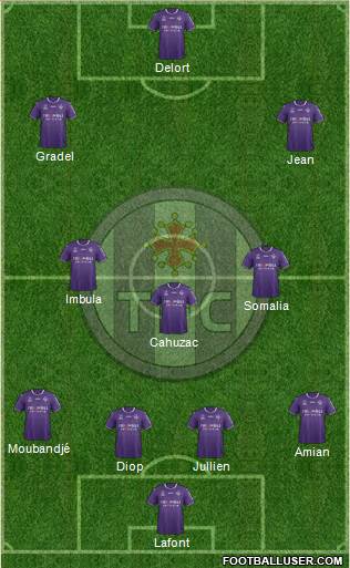 Toulouse Football Club Formation 2018