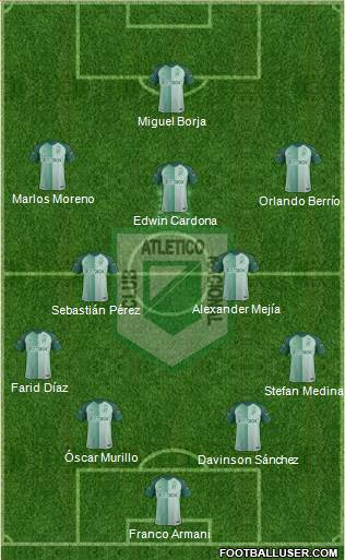 CDC Atlético Nacional Formation 2018