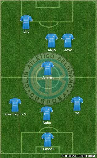 Belgrano de Córdoba Formation 2018