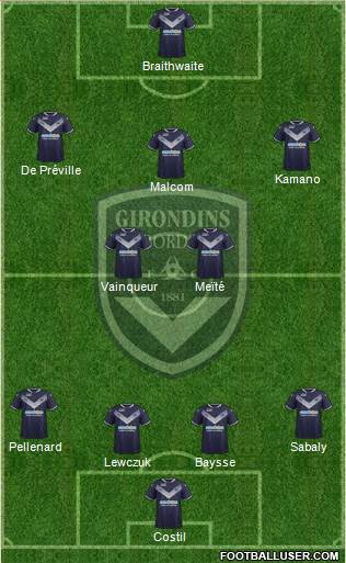 FC Girondins de Bordeaux Formation 2018