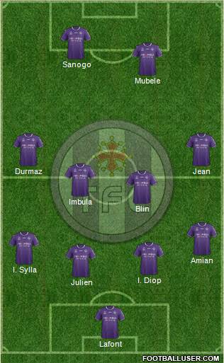 Toulouse Football Club Formation 2018